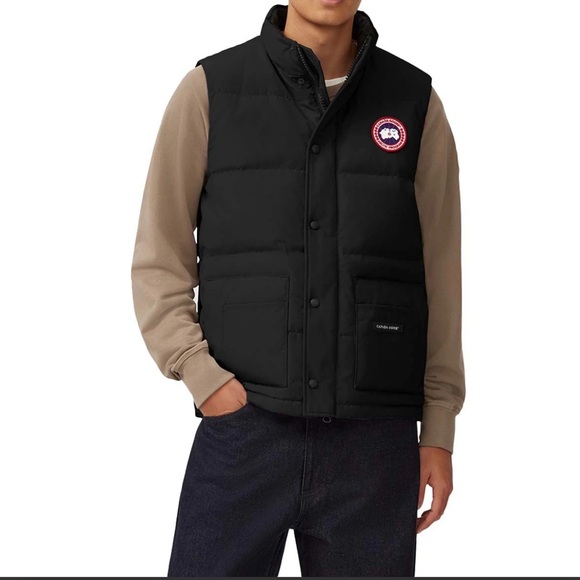 Canada Goose Black Puffer Vest - Picture 1 of 8